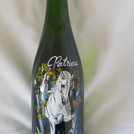 SYLVIE VALOT Peinture sur bouteille - CHARLY SUR MARNE