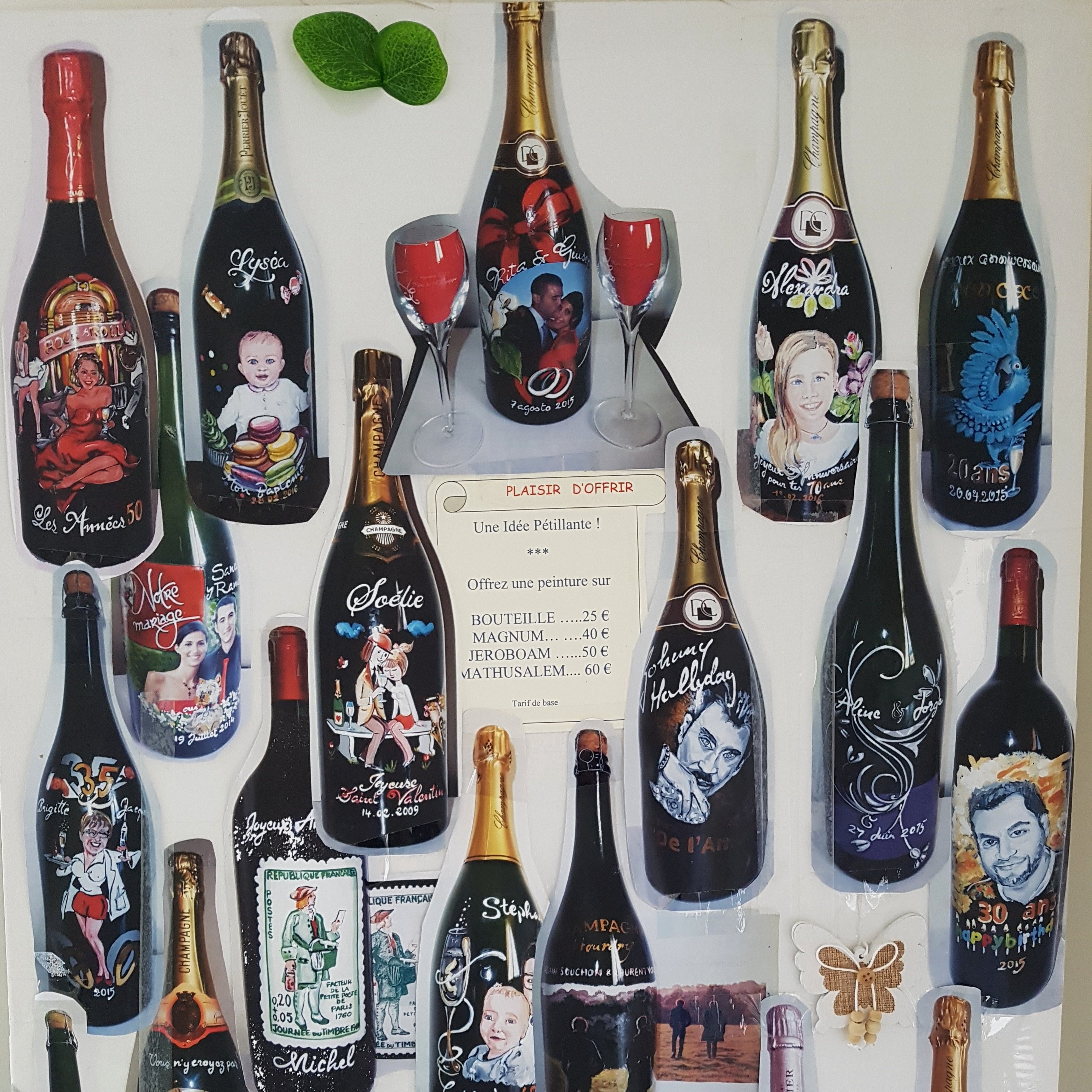 Tableau de créations