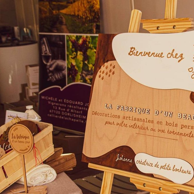 LA FABRIQUE D'UN BEAU JOUR Objets décos sur bois - CHARLY SUR MARNE