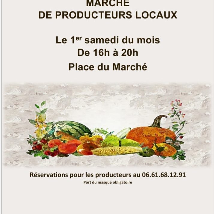 Marché de producteurs locaux - Nogent l'Artaud